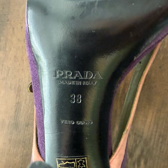 Prada π  Host Pick π  Fairy Collection Color Block Heels size 38 - Picture 7 of 7